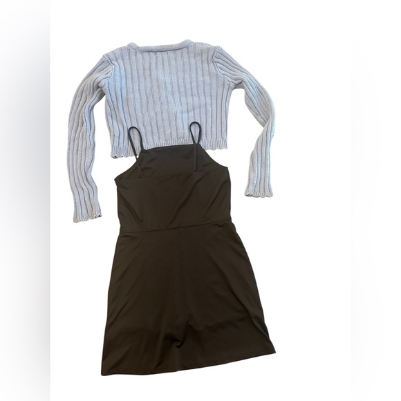 Art Class Tennis Skort Dress with Blue Knit Crop Sweater Target Girls L 10/12 - Picture 9 of 12